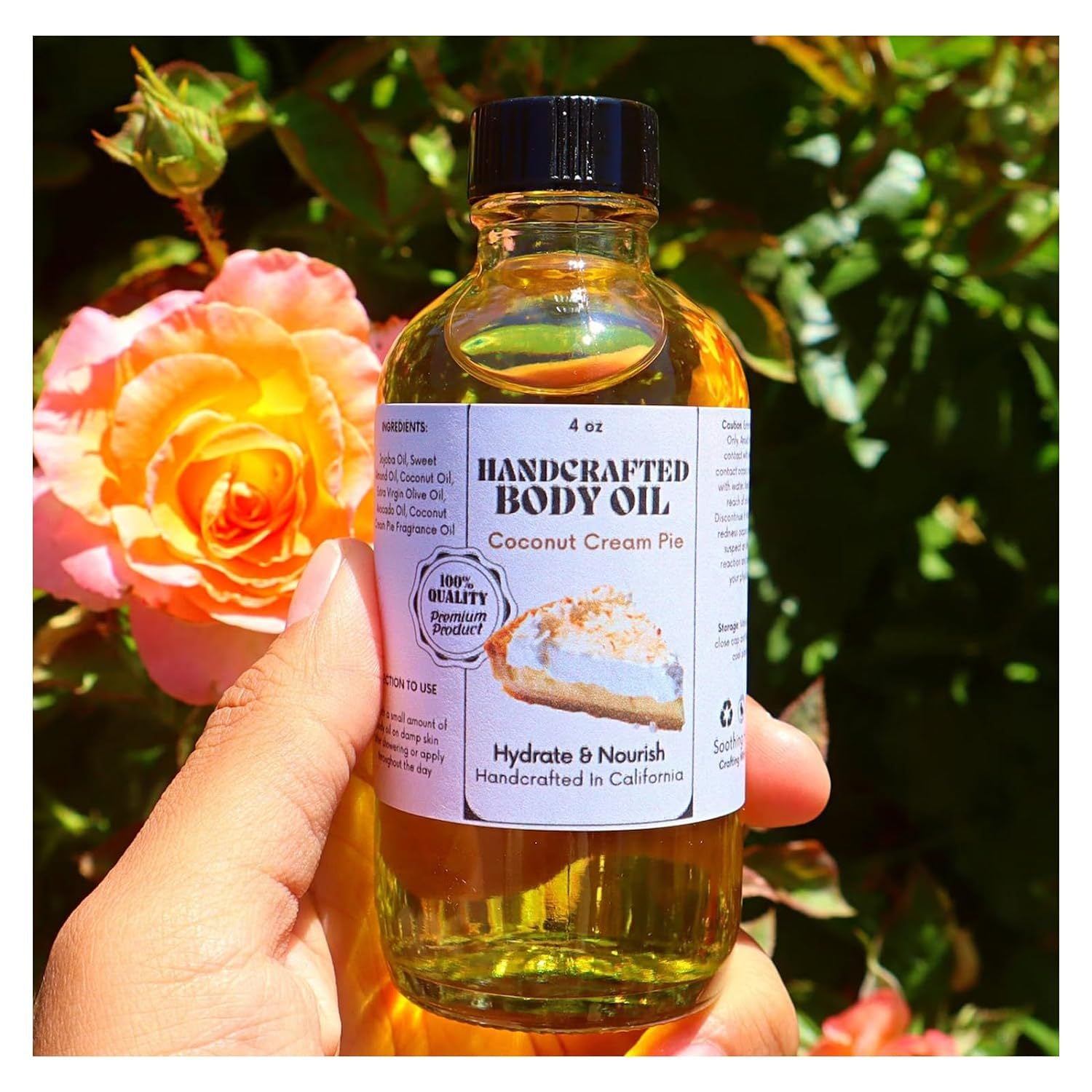 Handcrafted Coconut Cream Pie Body Coconut Cream