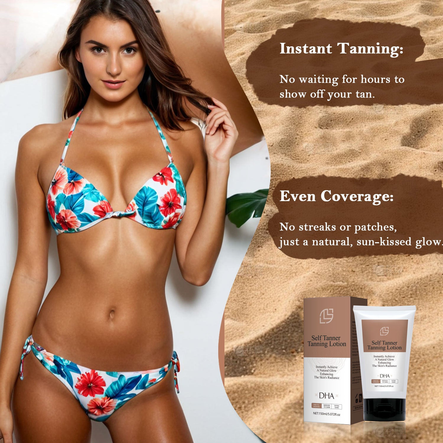 Cosmetics Universal Body Black Lotion
