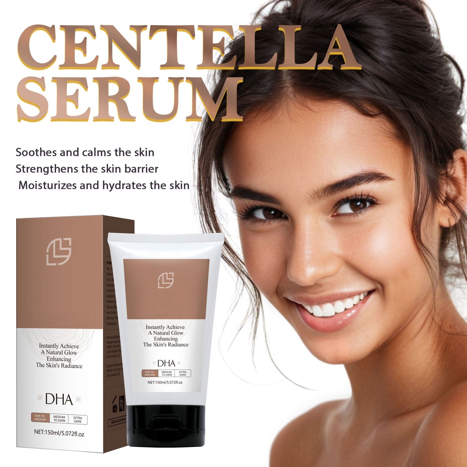 Cosmetics Universal Body Black Lotion