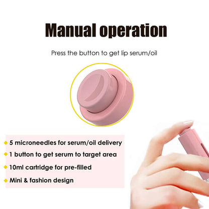 3 In 1 Lip Care Roller Needle