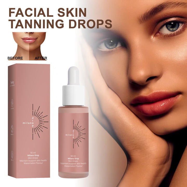 Tanning Face Serum Dark Bronzer for Face and Body